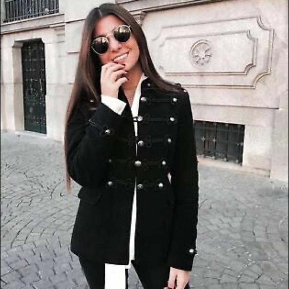 Zara Marching Band Black Jacket
